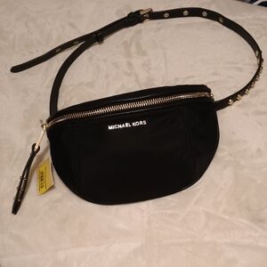 Michael Kors Black Belt Bag